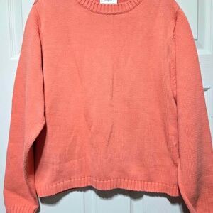 Essential Elements Women's Large peach colored sweater
